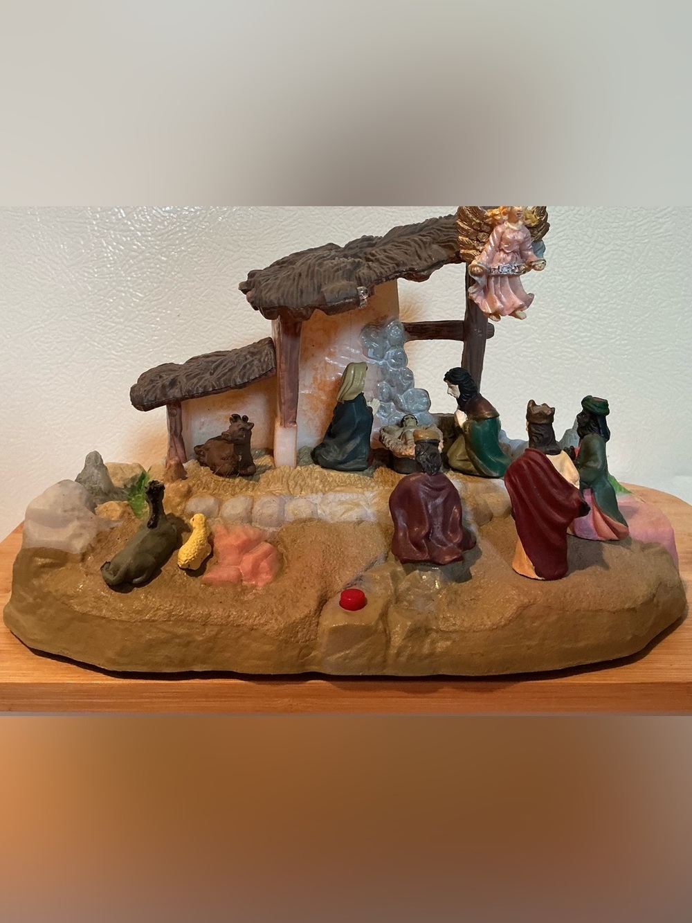 Vintage Gemmy Holiday "Narrated Nativity Scene" from the late 90s